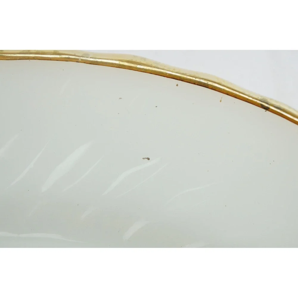 Anchor Hocking Suburbia Golden Shell Oval Platter‎ 13